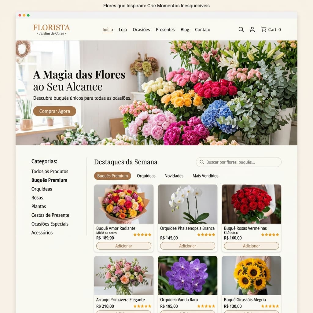 Vitrine Floral (Konnexy Catálogo)